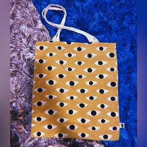 Yellow Eye Ball Tote Bag